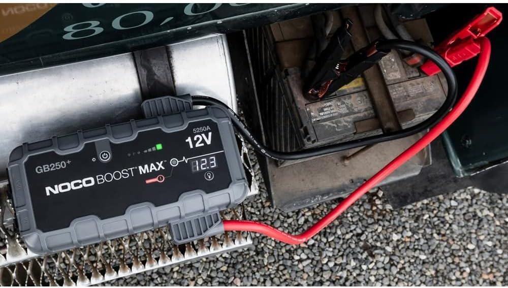 imageNOCO Boost Max GB250 5250A UltraSafe Jump Starter 12V Lithium Battery Booster Pack Portable Jump Box Power Bank ampamp Jumper Cables for 16L Gas and Diesel Engines