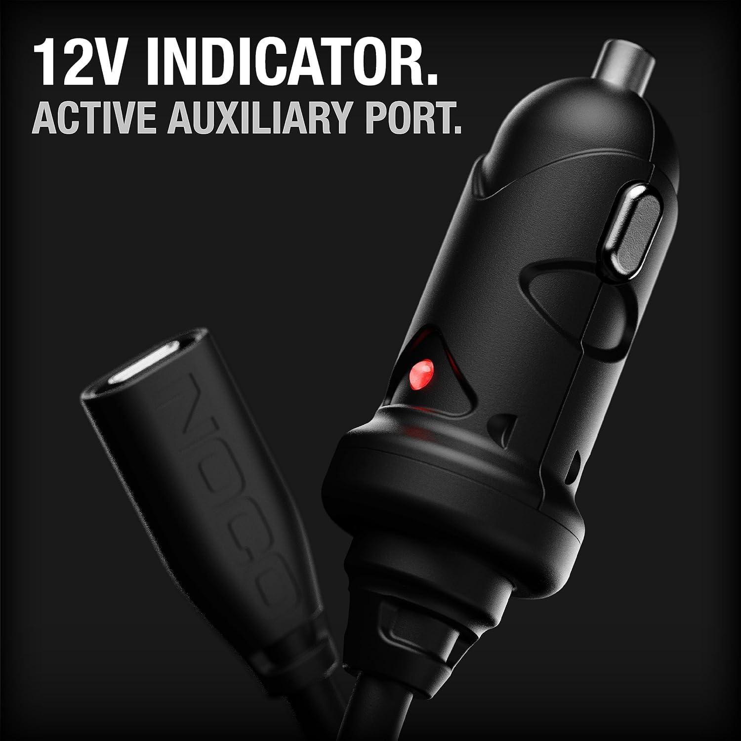 imageNOCO GBC011 Boost X 65W 12V Car Charger for GBX45 GBX55 GBX75 and GBX155 UltraSafe Lithium Jump StartersOne Size