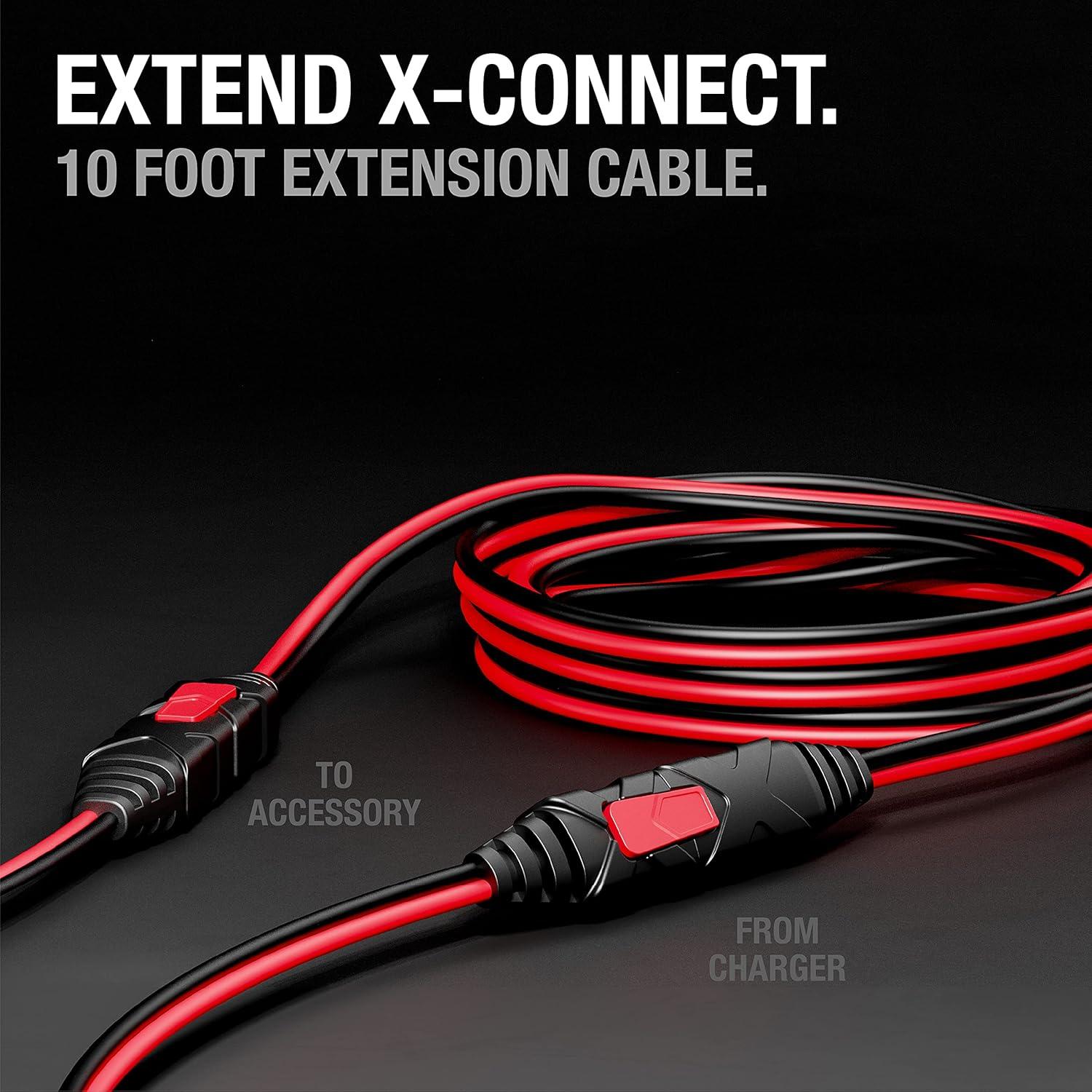 imageNOCO GC004 XConnect 10Foot Extension Cable Accessory Genius Smart Battery Chargers16AWG