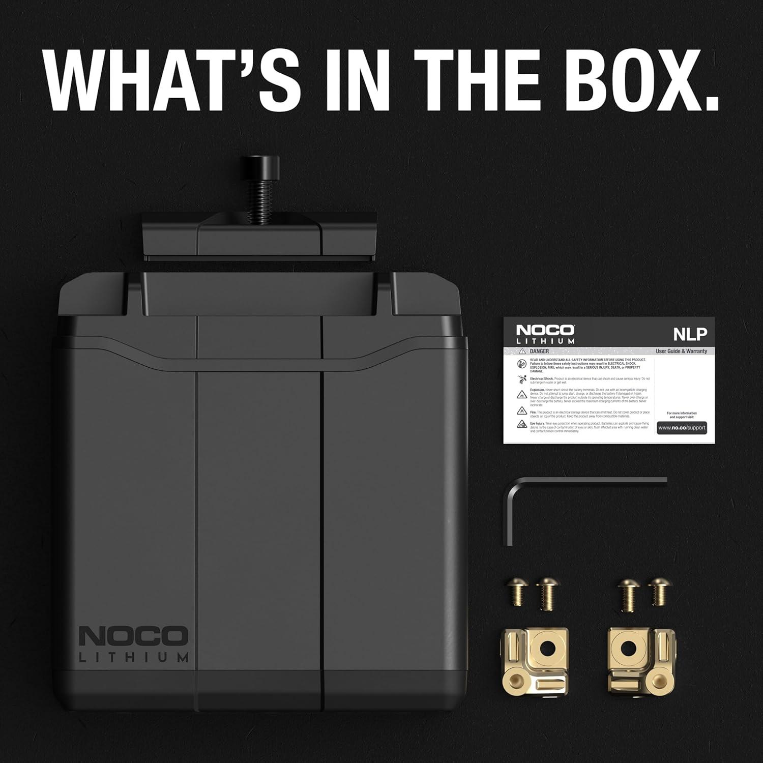 imageNOCO Lithium NLP30 UltraLight 12V Lithium Powersport Battery Group 30 8Ah 700A Start Power Intelligent BMS UL Certifiedc