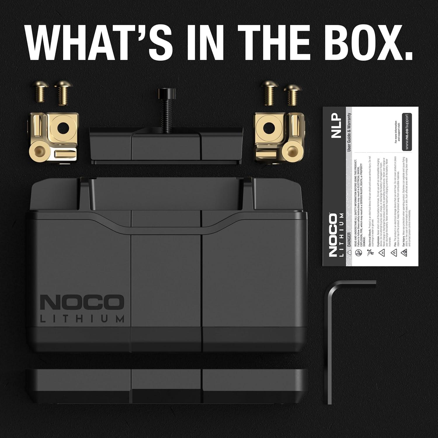 imageNOCO Lithium NLP9 UltraLight 12V Lithium Powersport Battery Group 9 3Ah 400A Start Power Intelligent BMS UL Certified