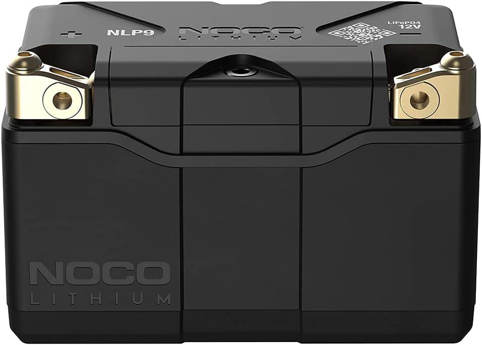 imageNOCO Lithium NLP9 UltraLight 12V Lithium Powersport Battery Group 9 3Ah 400A Start Power Intelligent BMS UL Certified