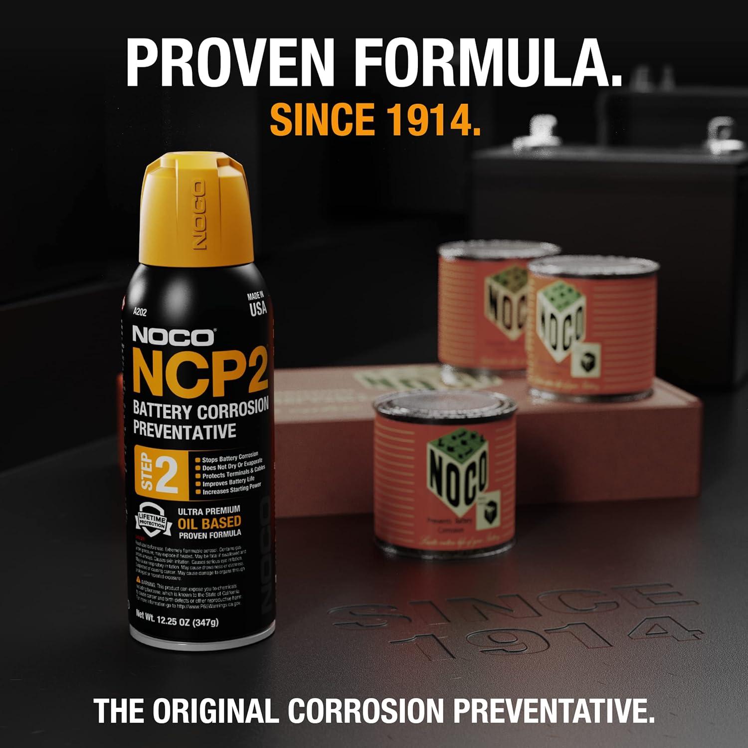 imageNOCO NCP2 A202 1225 Oz OilBased Battery Corrosion Preventative Corrosion Inhibitor and Battery Terminal Protector Grease Spray1225 Oz