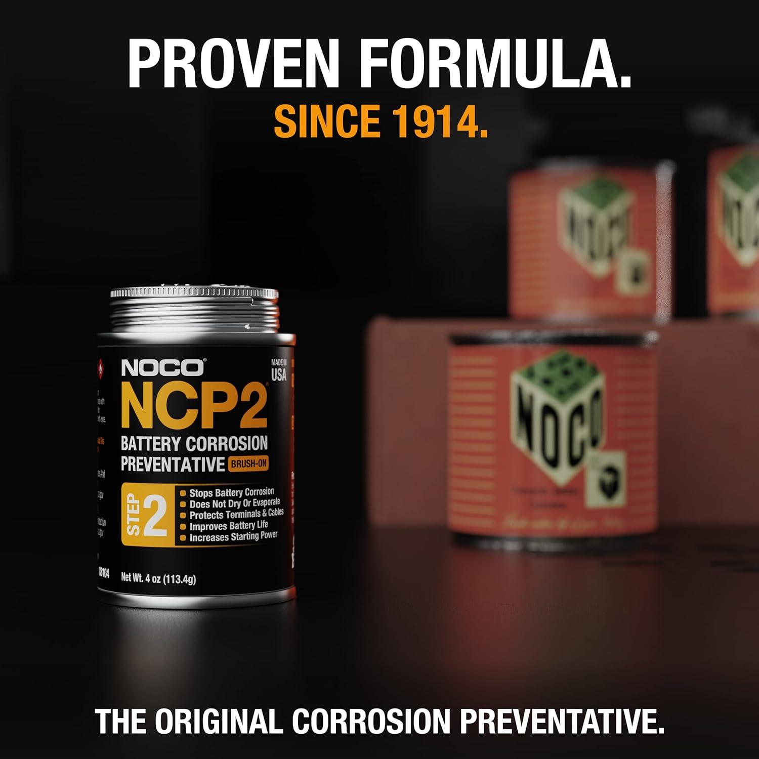 imageNOCO NCP2 CB104 4 Oz OilBased BrushOn Battery Corrosion Preventative Corrosion Inhibitor and Battery Terminal Protector Grease