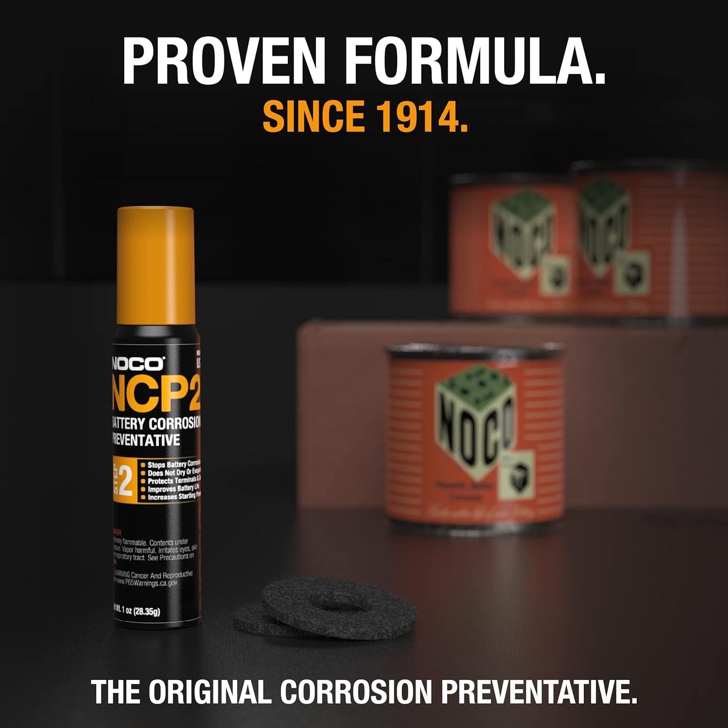 imageNOCO NCP2 MC101 Battery Terminal Cleaning Kit With Battery Corrosion Preventative Spray And AntiCorrosion Washers