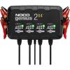 imageNOCO GENIUS2X4 8A 4Bank Smart Battery Charger 2ABank  6V12V Automatic Maintainer Trickle Charger ampamp Desulfator with Overcharge Protection ampamp Temperature Compensation  For LeadAcid ampamp Lithium8A 2A per Bank