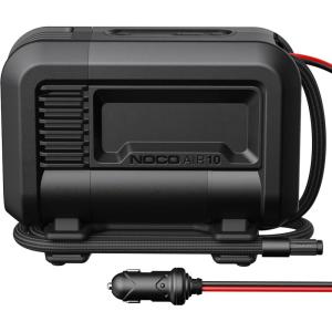 NOCO AIR10: UltraFast 10A Tire Inflator – 12V Portable Air Compressor Pump – 36 SLPM Airflow Inflates 0–40 PSI in 3.8 Minutes – Digital Gauge + Auto-Shutoff(60 PSI)