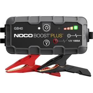 NOCO Boost GB40: 1000A UltraSafe Jump Starter – 12V Lithium Battery Booster Pack, Portable Jump Box, Power Bank & Jumper Cables – for 6.0L Gas and 3.0L Diesel Engines