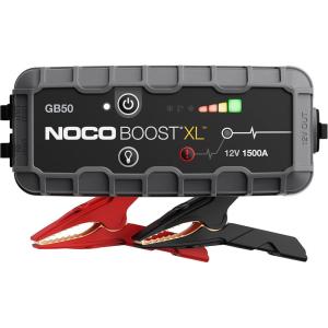 NOCO Boost GB50: 1500A UltraSafe Jump Starter – 12V Lithium Battery Booster Pack, Portable Jump Box, Power Bank & Jumper Cables – for 7.0L Gas and 4.5L Diesel Engines