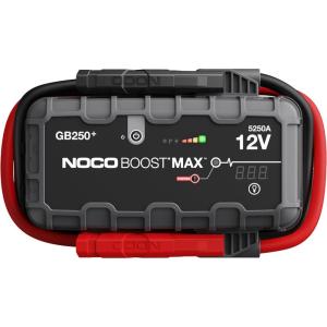 NOCO Boost Max GB250: 5250A UltraSafe Jump Starter – 12V Lithium Battery Booster Pack, Portable Jump Box, Power Bank & Jumper Cables – for 16L Gas and Diesel Engines