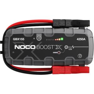 NOCO Boost X GBX155: 4250A UltraSafe Jump Starter – 12V Lithium Battery Booster Pack, Portable Jump Box, Power Bank & Jumper Cables – for 10.0L Gas and 8.0L Diesel Engines