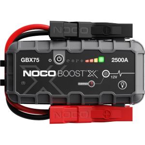 NOCO Boost X GBX75: 2500A UltraSafe Jump Starter – 12V Lithium Battery Booster Pack, Portable Jump Box, Power Bank & Jumper Cables – for 8.5L Gas and 6.5L Diesel Engines