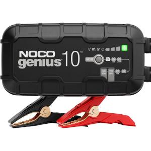 NOCO GENIUS10: 10A 6V/12V Smart Battery Charger – Automatic Maintainer, Trickle Charger & Desulfator with Overcharge Protection & Temperature Compensation – For Lead-Acid & Lithium Batteries(10A)