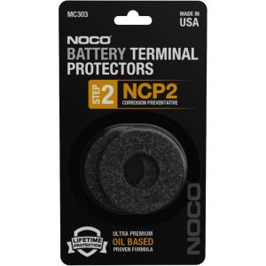 NOCO NCP2 MC303 Oil-Based Battery Terminal Protectors, Anti-Corrosion Washers, and Battery Corrosion Pads (Pack of 2)(Terminal Protectors – 2 Pack)