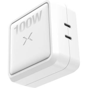 NOCO XGrid X100: 100W USB-C Charger – Dual Port GaN Power Adapter with PD 3.0, QC 4.0+, and PPS – Fast Charging with Smart Power Distribution – Foldable Wall Plug, UL Listed