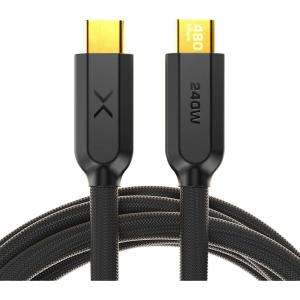 NOCO XGrid XC3: 240W USB-C to USB-C Cable – Type C Fast Charging Cord, USB-IF Certified, Smart E-Marker Chip, 480Mbps Data, UltraFlex Braided Nylon + Silicone Jacket, 10-Foot Durable Design